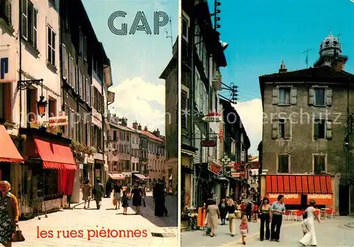 AK / Ansichtskarte Gap_Hautes Alpes Les rues pietonnes Gap_Hautes Alpes