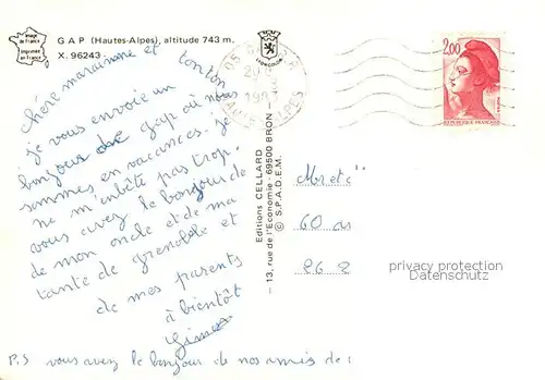 AK / Ansichtskarte Gap_Hautes Alpes Les rues pietonnes Gap_Hautes Alpes