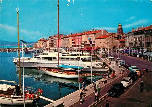 AK / Ansichtskarte Saint_Tropez_Var Le port et les quais Saint_Tropez_Var