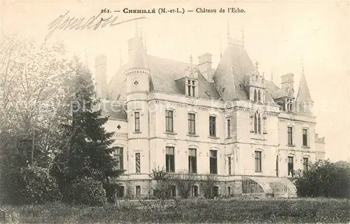 AK / Ansichtskarte Chemille Melay Chateau de l Echo Schloss Chemille Melay