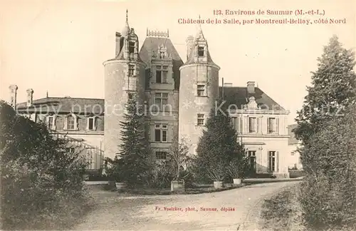 AK / Ansichtskarte Montreuil Bellay Chateau de la Salle Schloss Montreuil Bellay