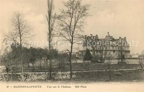 AK / Ansichtskarte Maisons Laffitte Chateau Schloss Maisons Laffitte