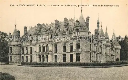 AK / Ansichtskarte Saint Symphorien le Chateau Chateau d Eclimont XVIe siecle Schloss Saint Symphorien le Chateau