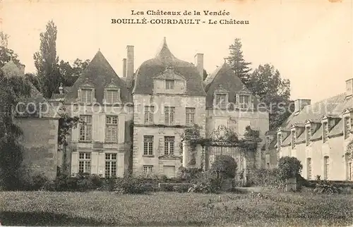AK / Ansichtskarte Bouille Courdault Chateau Schloss Bouille Courdault