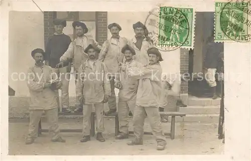 AK / Ansichtskarte Geneve_GE M?nnergruppe Geneve_GE