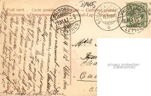 AK / Ansichtskarte Davos_GR  Davos_GR