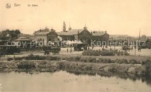 AK / Ansichtskarte Ypern_Ypres De Statie Ypern Ypres