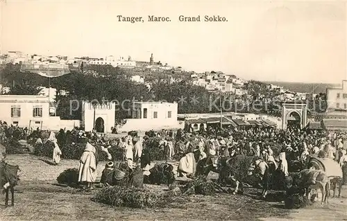 AK / Ansichtskarte Tanger_Tangier_Tangiers Grand Sokko Tanger_Tangier_Tangiers