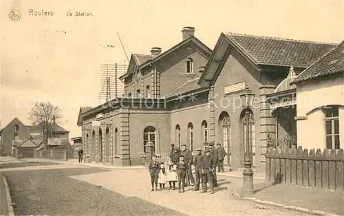 AK / Ansichtskarte Roulers Bahnhof Roulers