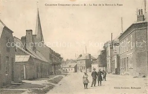 AK / Ansichtskarte Aisne_Liege Rue de la Barre et la Poste Aisne Liege