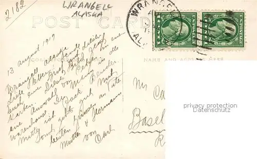 AK / Ansichtskarte Wrangell_Alaska Felle 