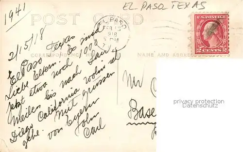 AK / Ansichtskarte El_Paso_Texas Fort Bliss 