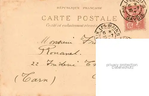 AK / Ansichtskarte Aix les Bains  Aix les Bains