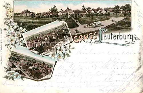 AK / Ansichtskarte Lauterburg_Elsass  Lauterburg Elsass