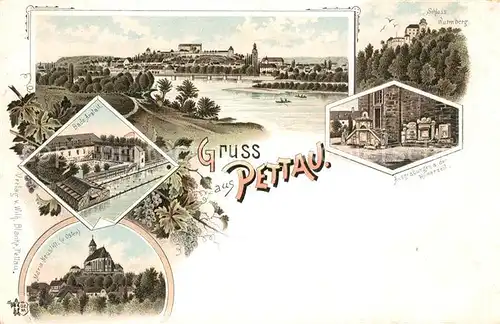 AK / Ansichtskarte Pettau Badeanstalt Maria Neustift Ausgrabungen Pettau