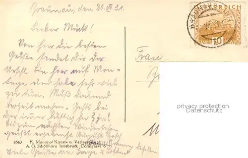 AK / Ansichtskarte Brunau_Altmark Stadtplatz vom Rathausturm Brunau Altmark