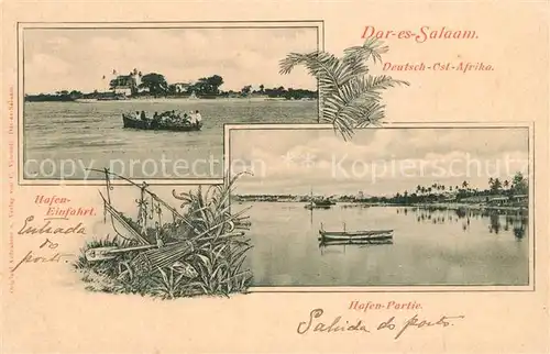 AK / Ansichtskarte Dar_Es_Salaam_Daressalam Hafeneinfahrt 