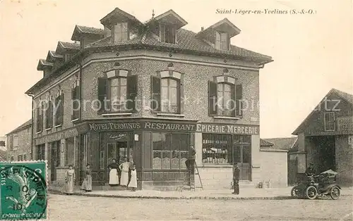 AK / Ansichtskarte Saint Leger en Yvelines Fliegeraufnahme Hotel  Saint Leger en Yvelines