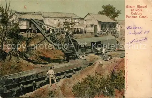 AK / Ansichtskarte Culebra Steam Shovel at work Panamakanal Culebra