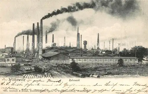AK / Ansichtskarte Witkowitz_Vitkovice Rohrwerk 