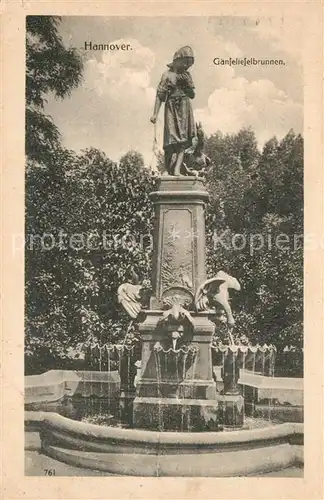 AK / Ansichtskarte Hannover Gaenselieselbrunnen Hannover