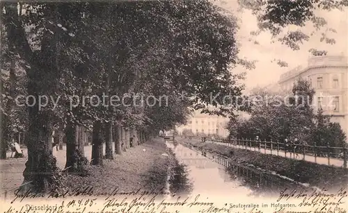 AK / Ansichtskarte Duesseldorf Seufzerallee Hofgarten Duesseldorf