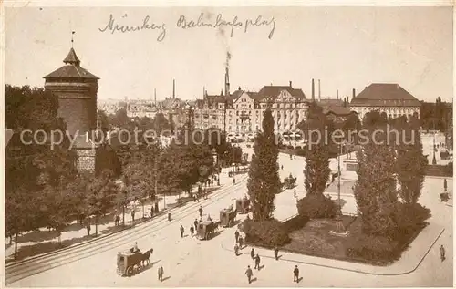 AK / Ansichtskarte Nuernberg Bahnhofplatz Nuernberg