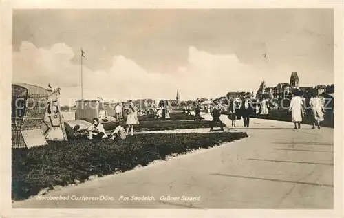 AK / Ansichtskarte Doese Seedeich Gruener Strand Doese