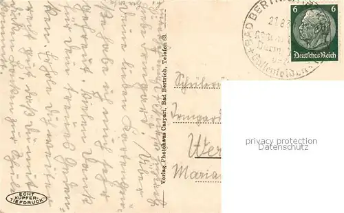 AK / Ansichtskarte Bertrich_Bad Wasserfall Bertrich_Bad