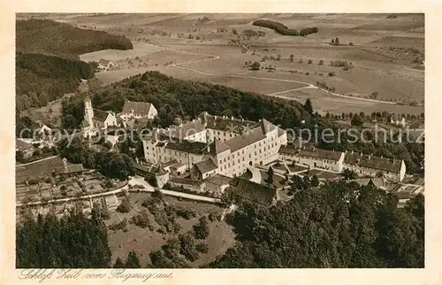 AK / Ansichtskarte Leutkirch_Allgaeu Fliegeraufnahme Schloss Zeil 