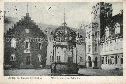 AK / Ansichtskarte Itzehoe Brunnen im Schlosshof Itzehoe