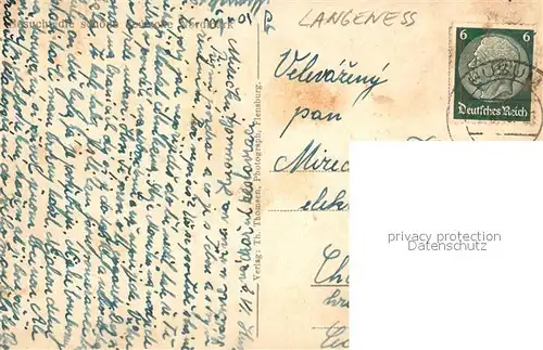 AK / Ansichtskarte Hallig_Langeness Flutaufnahme Hallig_Langeness