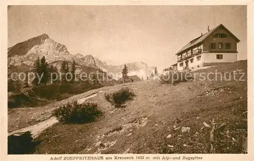 AK / Ansichtskarte Kreuzeck Zoeppritzhaus Kreuzeck