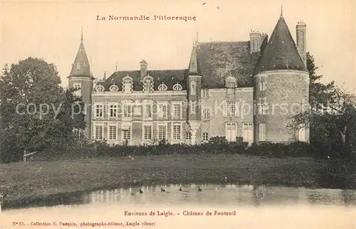 AK / Ansichtskarte L_Aigle Chateau de Fontenil Schloss L_Aigle