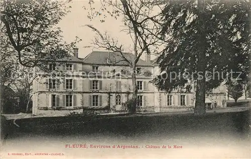 AK / Ansichtskarte Fleure_Orne Chateau de la Mare Schloss Fleure_Orne
