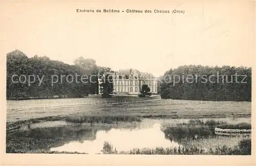 AK / Ansichtskarte Belleme Chateau des Chaises Schloss Belleme