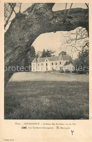 AK / Ansichtskarte Courgeout Chateau des Guillets Schloss Courgeout