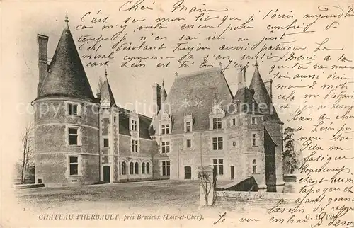 AK / Ansichtskarte Herbault Chateau Schloss Herbault