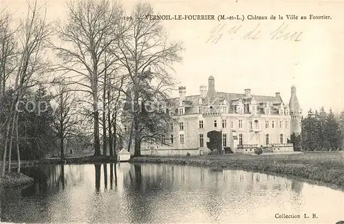 AK / Ansichtskarte Vernoil le Fourrier Chateau de la Ville au Fourrier Schloss Vernoil le Fourrier