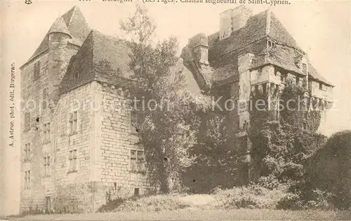 AK / Ansichtskarte Saint Cyprien_Dordogne Chateau Schloss Saint Cyprien Dordogne