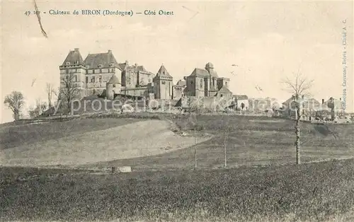 AK / Ansichtskarte Biron_Dordogne Chateau Schloss Biron Dordogne