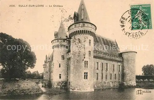 AK / Ansichtskarte Sully sur Loire Chateau Schloss Sully sur Loire