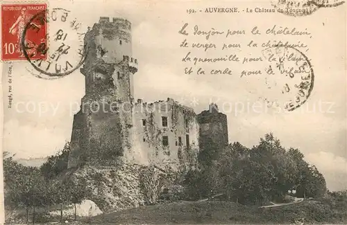 AK / Ansichtskarte Tournoel Chateau Schloss Tournoel