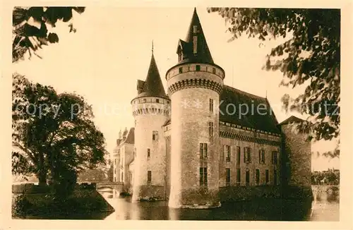 AK / Ansichtskarte Sully sur Loire Chateau feodal Schloss Sully sur Loire