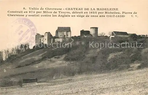 AK / Ansichtskarte Chevreuse Chateau de la Madeleine Schloss Chevreuse