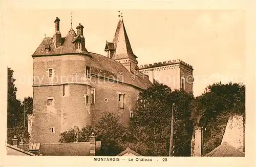AK / Ansichtskarte Montargis_Loiret Chateau Schloss Montargis Loiret