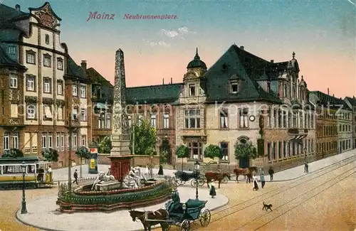 AK / Ansichtskarte Mainz_Rhein Neubrunnenplatz Mainz Rhein