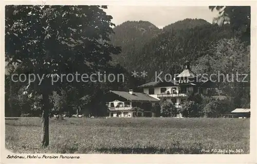 AK / Ansichtskarte Schoenau_Berchtesgaden Hotel Pension Panorama Schoenau Berchtesgaden