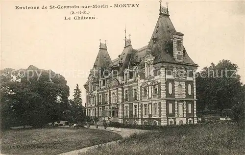 AK / Ansichtskarte Montry Chateau Schloss Montry