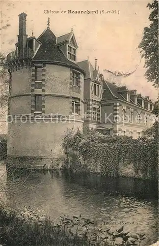 AK / Ansichtskarte Melun_Seine_et_Marne Chateau de Beauregard Schloss Melun_Seine_et_Marne